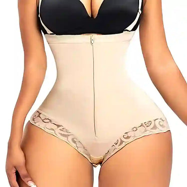 Slip Femme Taille Haute Gainant - beige - cocoonease